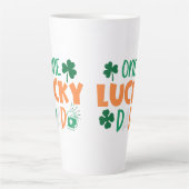 Eén gelukkige vader latte mok (Voorkant)