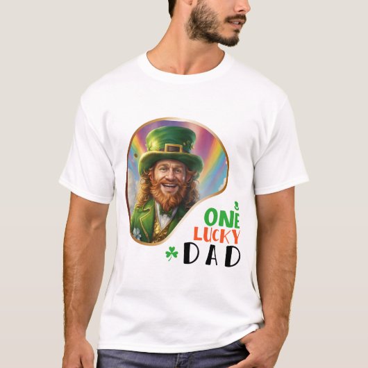 Een gelukkige vader - Leprechaun Legends T-shirt (Voorkant)