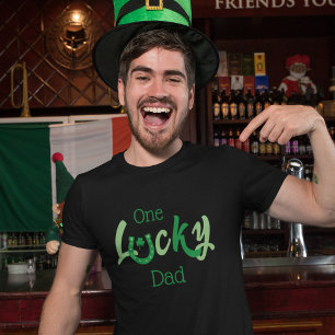 Eén gelukkige vader    Sint Patrick's Day T-shirt
