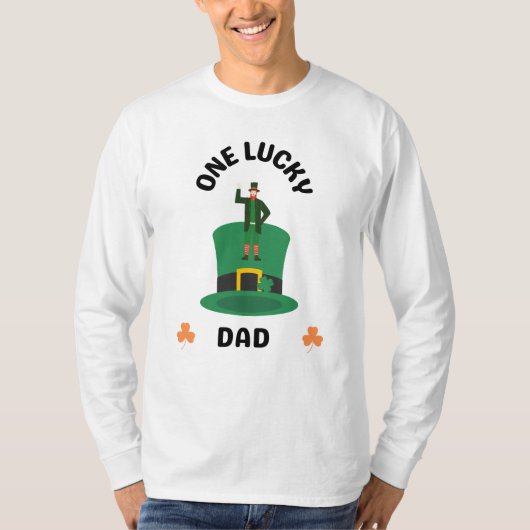 Eén gelukkige vader strijde T-Shirt (Voorkant)