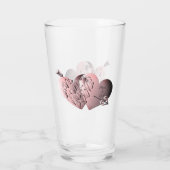 "Een gelukkige Valentijnsdag" met de hand geschrev Glas (Achterkant)