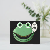 Een gelukkige verjaardag briefkaart (Staand voorkant)