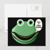 Een gelukkige verjaardag briefkaart (Voorkant / Achterkant)