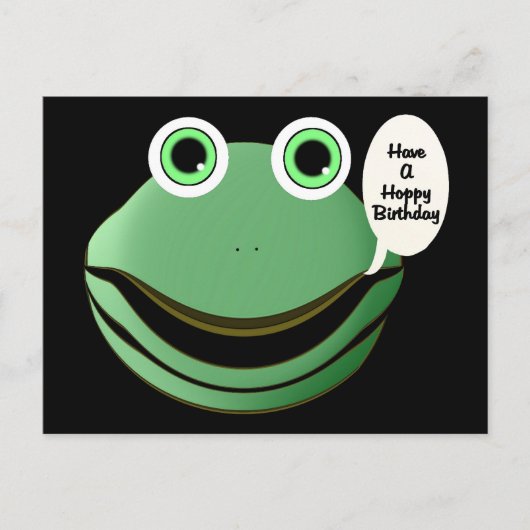 Een gelukkige verjaardag briefkaart (Voorkant)