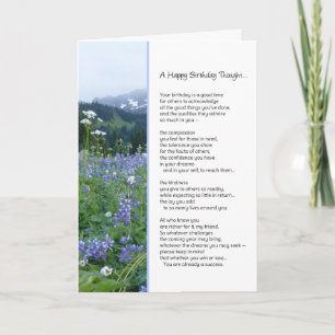 Een gelukkige verjaardag dacht...religieus kaart