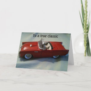 EEN GELUKKIGE VERJAARDAG VAN EEN ECHTE KLASSIEKER KAART