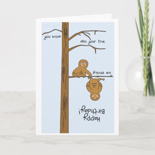 Een gelukkige verjaardagskaart. kaart (Voorkant)