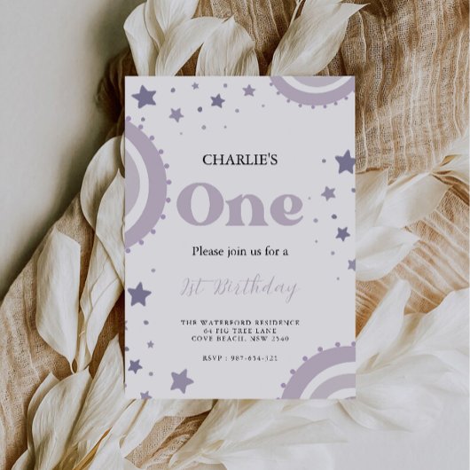 Een gelukkige verjaardagsuitnodiging kaart