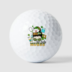 Een gelukkige verpleegster - Messy Bun - St. Patri Golfballen