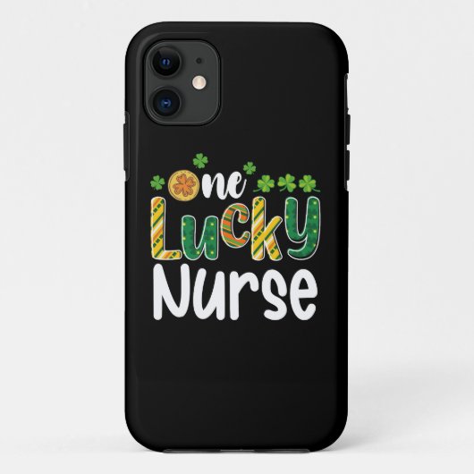 Een gelukkige verpleegster St. Patrick's Day Case-Mate iPhone Case (Achterkant)