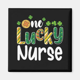 Een gelukkige verpleegster St. Patrick's Day Magneet