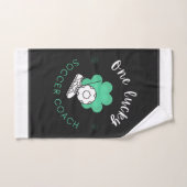 Een gelukkige Voetbal coach Grappige Humor Quote Z Handdoek (Handdoek)