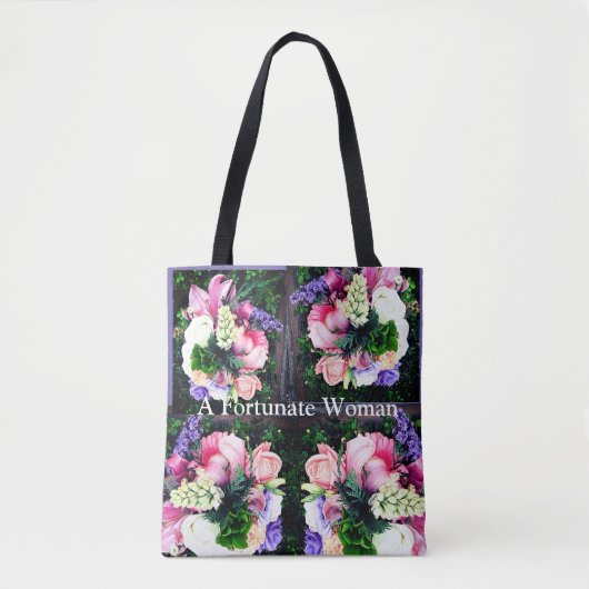 Een gelukkige vrouw tote bag (Voorkant)