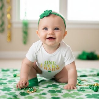 Een geluksbrenger | Eerste St. Patty-cadeau Romper