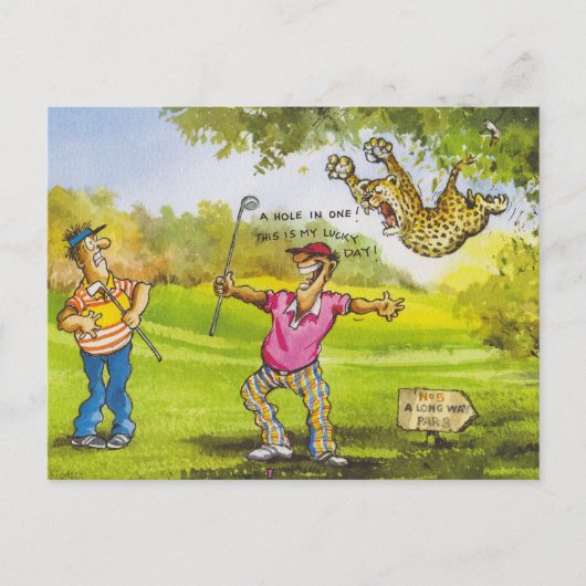 Een geluksdag briefkaart (Voorkant)