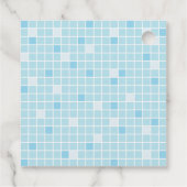 Een gelukseend eerste verjaardagsfeestje bedankjes labels (Achterkant)