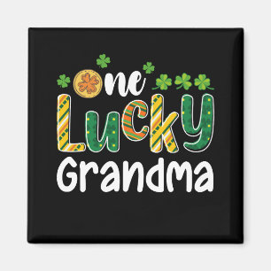 Een geluksoma oma bijpassende familie St. Patrick' Magneet