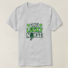 Een geluksverpleegster – St. Patrick's Day-verplee T-shirt