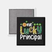 Een geluksvogel basisschool St. Patrick's Day Magneet (Voorkant / Achterkant)