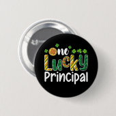 Een geluksvogel basisschool St. Patrick's Day Ronde Button 5,7 Cm (Voorkant /achterkant)