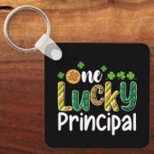 Een geluksvogel basisschool St. Patrick's Day Sleutelhanger (Voorkant)