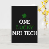 Een geluksvogel Mri Tech St. Patrick's Day Grappig Kaart (Gele Bloem)