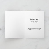 Een geluksvogel van het 13e Jubileum Kaart (Binnen)