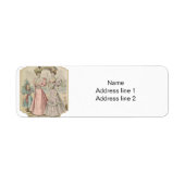 Een gemakkelijk Victoriaans etiket van het Adres v (Voorkant)