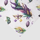 Een gemaskeerd Mardi Gras Series Design 5 Tissuepapier (Detail)