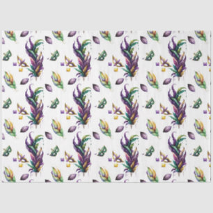 Een gemaskeerd Mardi Gras Series Design 5 Tissuepapier