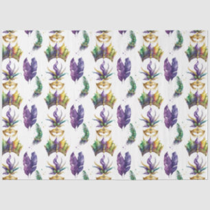 Een gemaskeerd Mardi Gras Series Design 6 Tissuepapier
