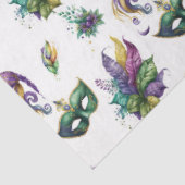 Een Gemaskerd Mardi Gras Serie Ontwerp 9 Tissuepapier (Detail)