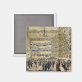 Een gemaskerde bal bij het Fenice-theater, Venetië Magneet (Voorkant / Achterkant)