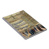 Een gemaskerde bal bij het Fenice-theater, Venetië Notitieboek (Rechterzijde)