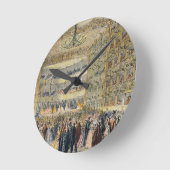 Een gemaskerde bal bij het Fenice-theater, Venetië Ronde Klok (Hoek)