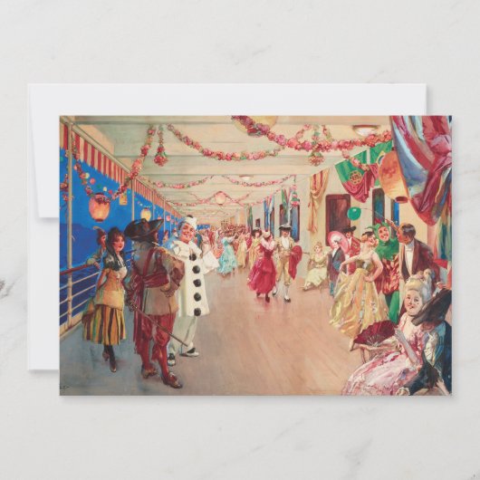 Een gemaskerde bal op een schip | Victor Gabriel G (Voorkant)