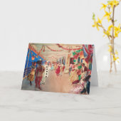 Een gemaskerde bal op een schip | Victor Gabriel G Kaart (Gele Bloem)