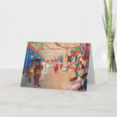 Een gemaskerde bal op een schip | Victor Gabriel G Kaart (Voorkant)