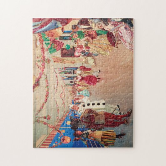 Een gemaskerde bal op een schip | Victor Gabriel G Legpuzzel (Verticaal)