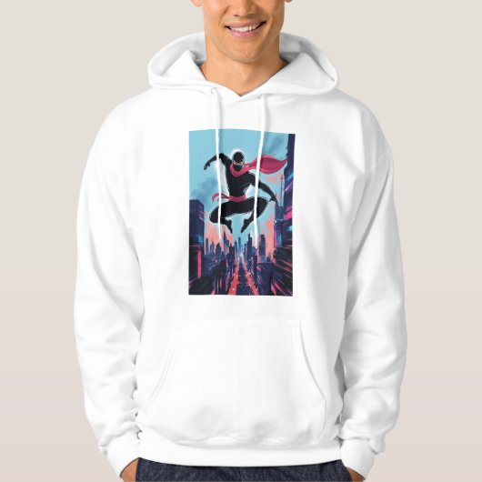 Een gemaskerde ninja hoodie (Voorkant)