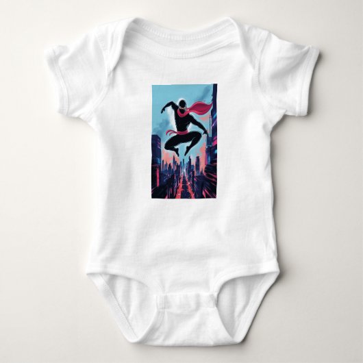 Een gemaskerde ninja romper (Voorkant)