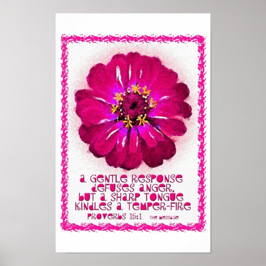 Een gematigd antwoord .... Poster (Voorkant)