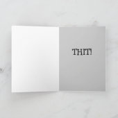 Een gemiste verjaardag kaart (Binnen)