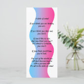 Een gemoedsrackkaart (Staand voorkant)