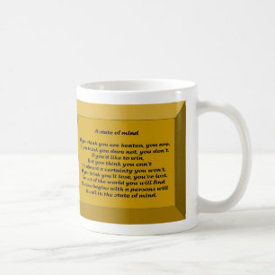 Een gemoedstoestand koffiemok