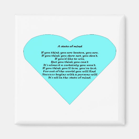 Een gemoedstoestand magneet (Voorkant)