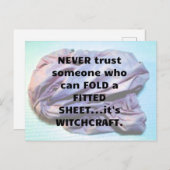 Een gemonteerd blad vouwen is een briefkaart met h (Voorkant / Achterkant)