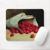 Een gemorste zak kersen muismat (Met muis)