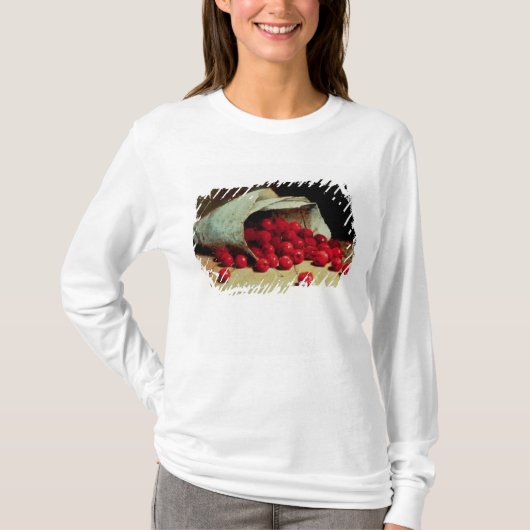 Een gemorste zak kersen t-shirt (Voorkant)