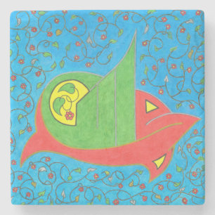 Een genade voor de wereld - Onderzetter met marmer